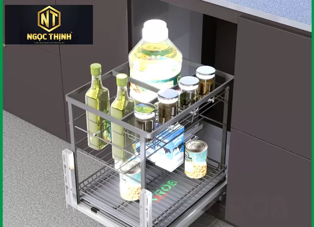 KỆ ĐỰNG GIA VỊ HỢP KIM SƠN NANO TẠI Long Thọ